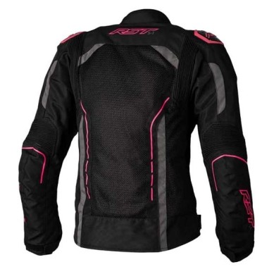 CHAQUETA VERANO MUJER RST S-1 MESH NEGRA/ROSA
