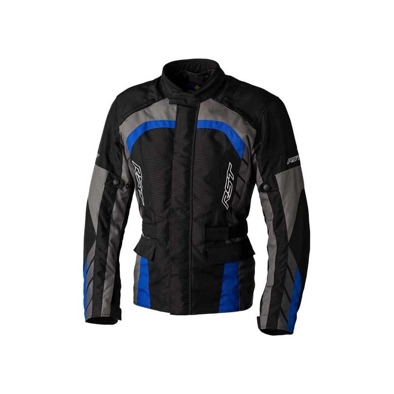 CHAQUETA HOMBRE RST ALPHA 5 NEGRO/GRIS/AZUL