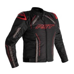 CHAQUETA HOMBRE RST S-1 NEGRO/GRIS/ROJO