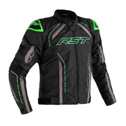 CHAQUETA HOMBRE RST S-1 NEGRO/VERDE/GRIS
