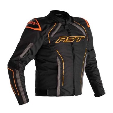 CHAQUETA HOMBRE RST S-1 NEGRO/NARANJA/GRIS