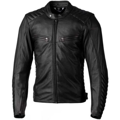 CHAQUETA DE PIEL RST ROADSTER 3 NEGRO