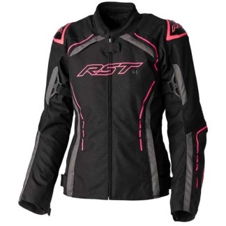 CHAQUETA MUJER RST S-1 NEGRO/ROSA