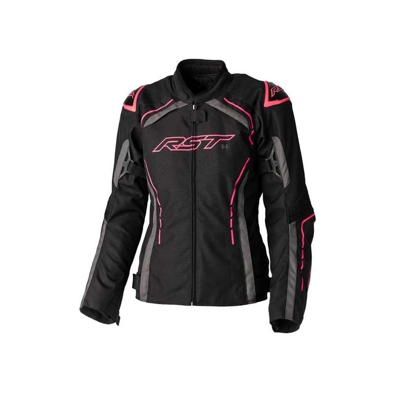 CHAQUETA MUJER RST S-1 NEGRO/ROSA