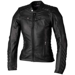 CHAQUETA MUJER DE PIEL RST ROADSTER 3 NEGRO