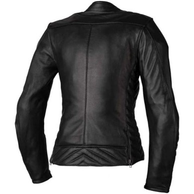 CHAQUETA MUJER DE PIEL RST ROADSTER 3 NEGRO