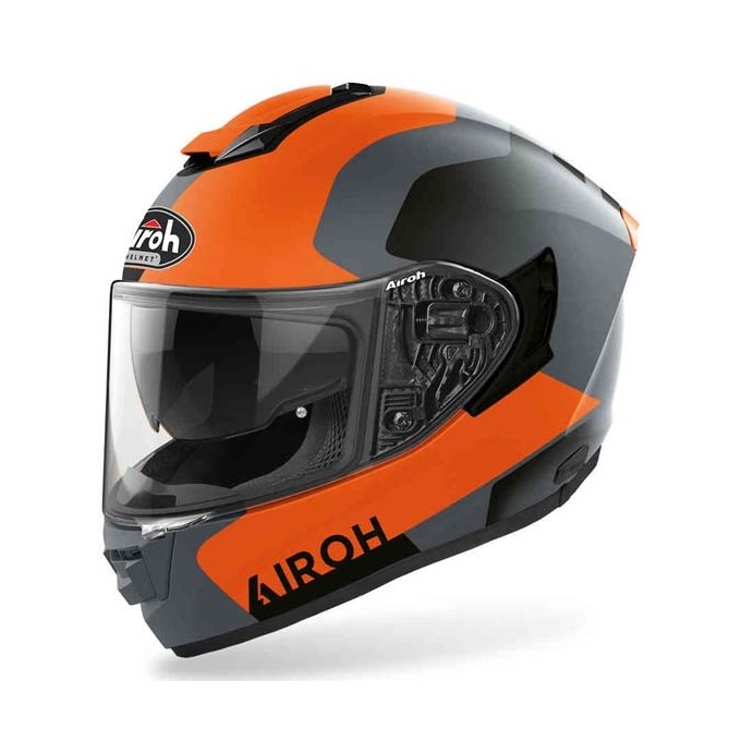 CASCO INTEGRAL AIROH ST.501 DOCK NARANJA MATE