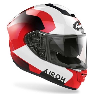 CASCO INTEGRAL AIROH ST.501 DOCK ROJO BRILLO