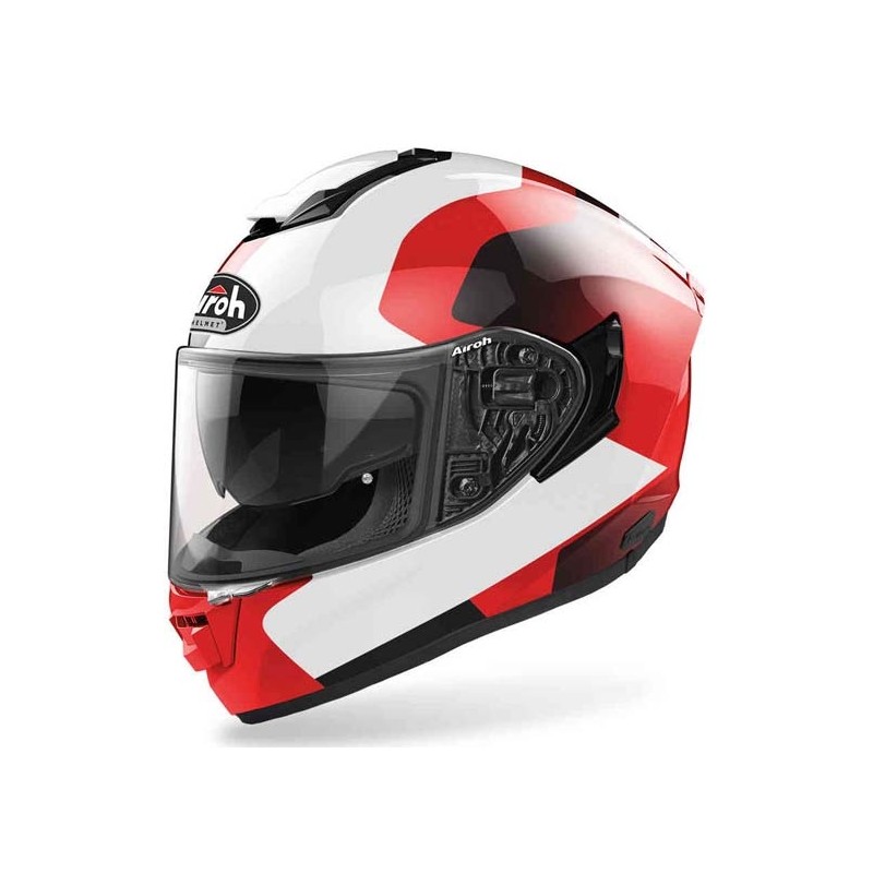CASCO INTEGRAL AIROH ST.501 DOCK ROJO BRILLO