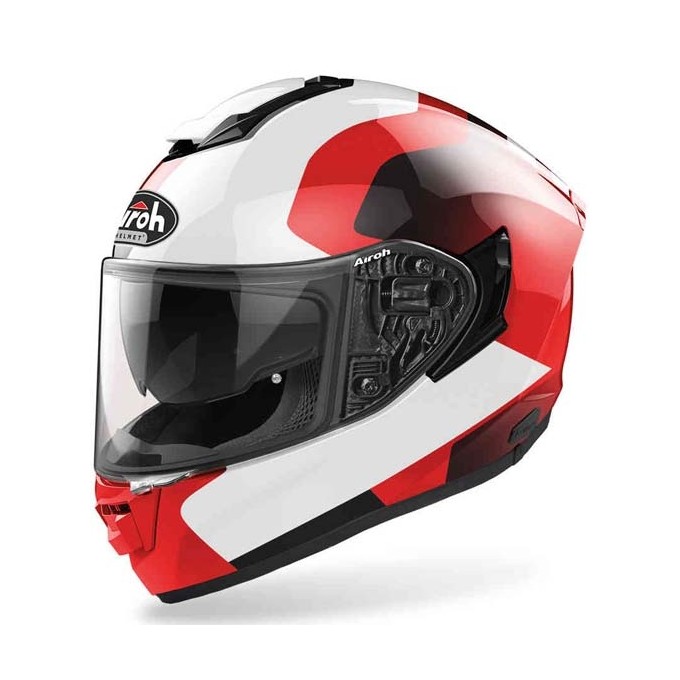 CASCO INTEGRAL AIROH ST.501 DOCK ROJO BRILLO