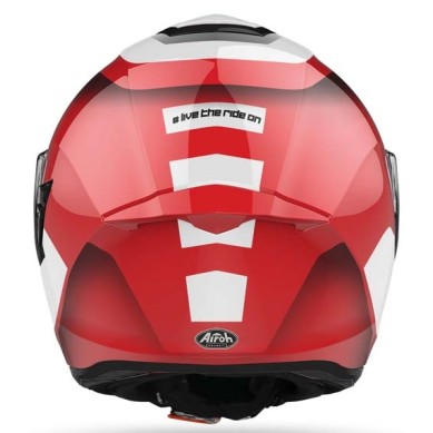 CASCO INTEGRAL AIROH ST.501 DOCK ROJO BRILLO
