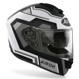 CASCO INTEGRAL AIROH ST.501 SQUARE NEGRO MATE