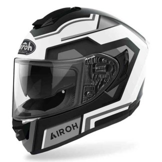 CASCO INTEGRAL AIROH ST.501 SQUARE NEGRO MATE