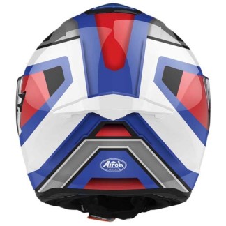 CASCO INTEGRAL AIROH ST.501 SQUARE ROJO/AZUL BRILLO