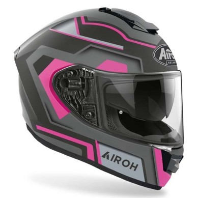 CASCO INTEGRAL AIROH ST.501 SQUARE ROSA MATE