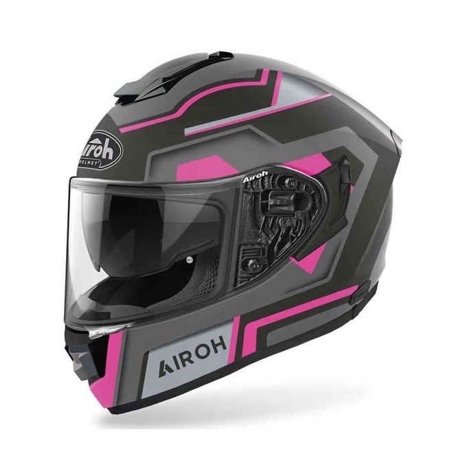 CASCO INTEGRAL AIROH ST.501 SQUARE ROSA MATE