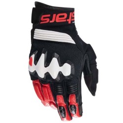 GUANTES ALPINESTARS HALO NEGRO / BLANCO / ROJO 35048221304
