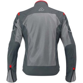CHAQUETA DE VERANO ACERBIS RAMSEY GRIS/ROJO