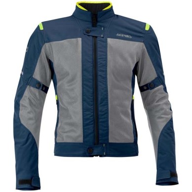 CHAQUETA DE VERANO ACERBIS RAMSEY GRIS /AZUL / AMARILLO