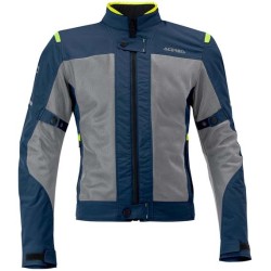 CHAQUETA DE VERANO ACERBIS RAMSEY GRIS /AZUL / AMARILLO