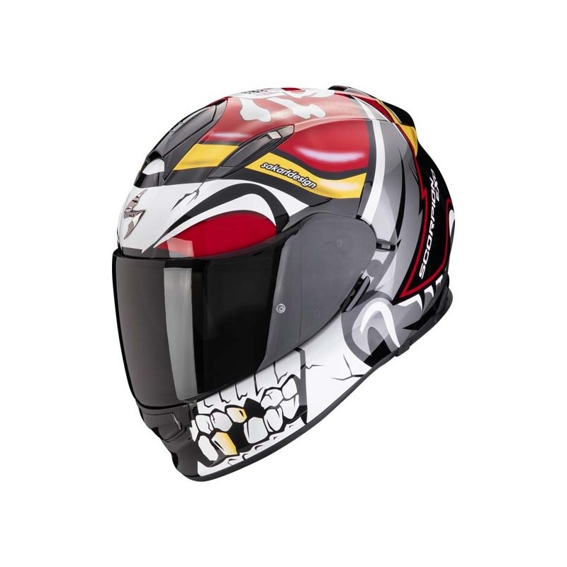 CASCO SCORPION EXO-491 PIRATE ROJO