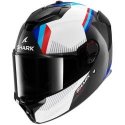 CASCO INTEGRAL SHARK SPARTAN GT PRO CARBON DOKHTA BLANCO / AZUL