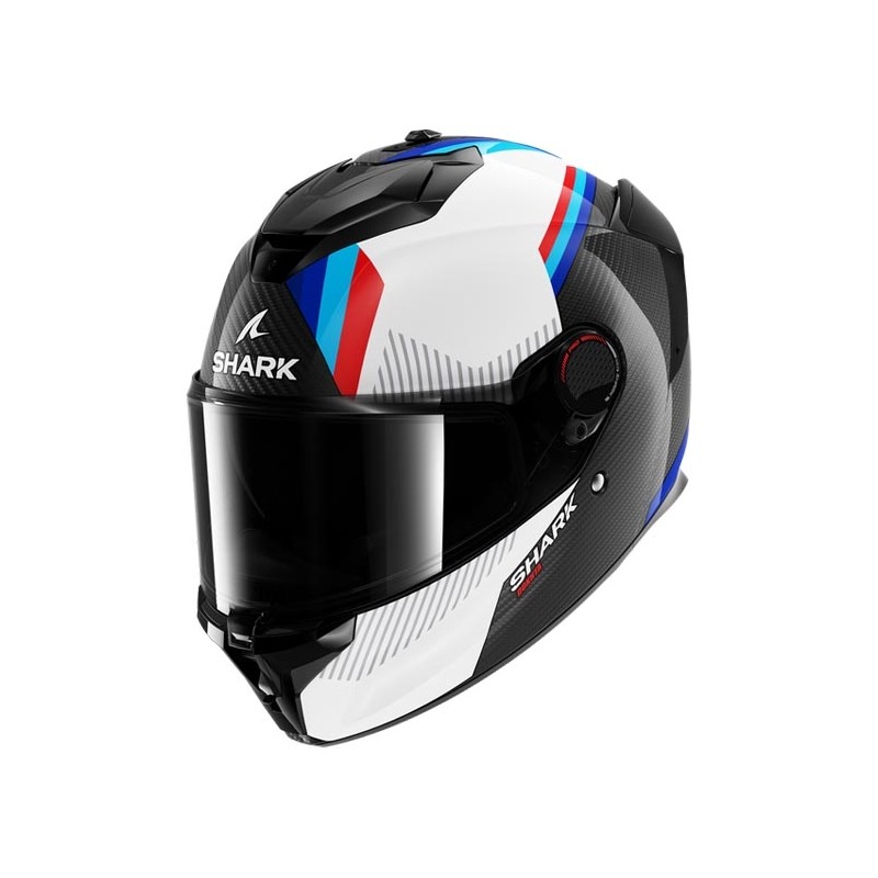 CASCO INTEGRAL SHARK SPARTAN GT PRO CARBON DOKHTA BLANCO / AZUL