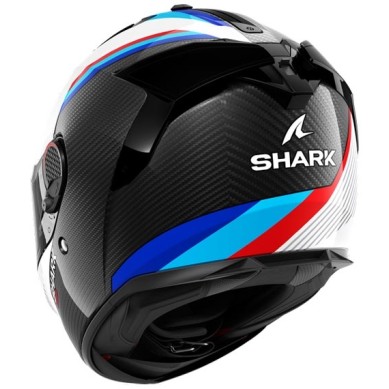CASCO INTEGRAL SHARK SPARTAN GT PRO CARBON DOKHTA BLANCO / AZUL