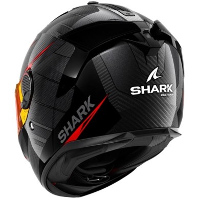 CASCO INTEGRAL SHARK SPARTAN GT PRO CARBON KULTRAM NEGRO / ROJO