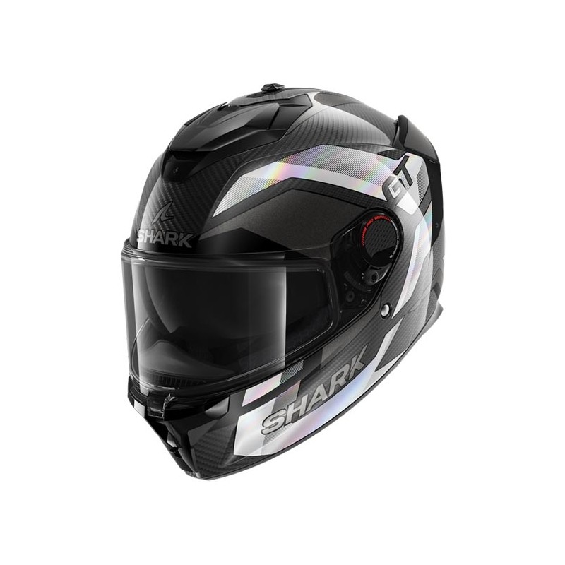 CASCO INTEGRAL SHARK SPARTAN GT PRO CARBON RITMO CROMADO
