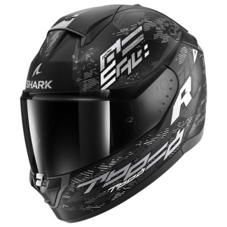 CASCO INTEGRAL SHARK RIDILL 2 MOLOKAI NEGRO / BLANCO / PLATA