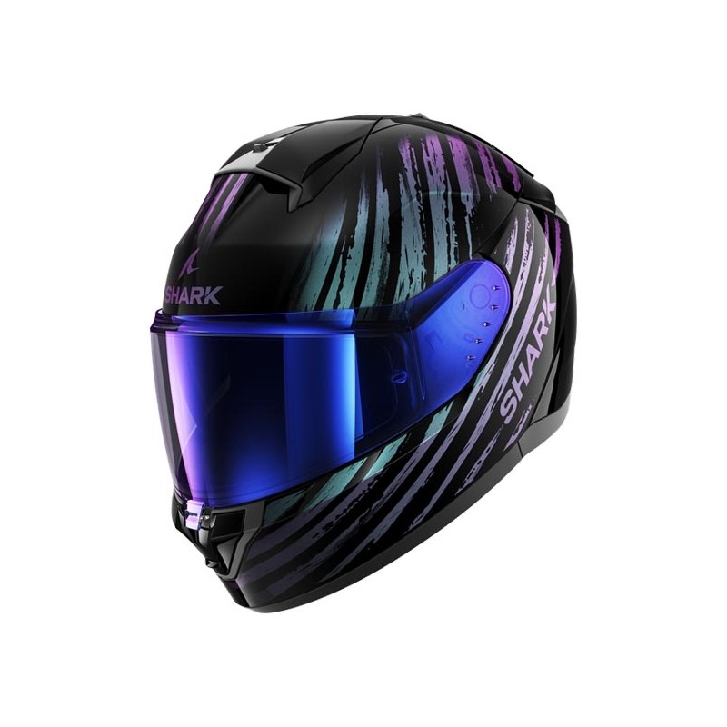 CASCO INTEGRAL SHARK RIDILL 2 ASSYA NEGRO VIOLETA VERDE