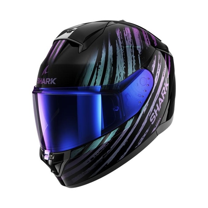 CASCO INTEGRAL SHARK RIDILL 2 ASSYA NEGRO VIOLETA VERDE