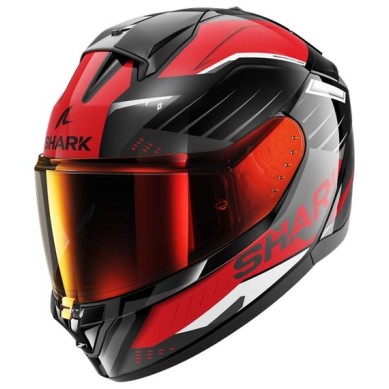 CASCO INTEGRAL SHARK RIDILL 2 BERSEK NEGRO ROJO