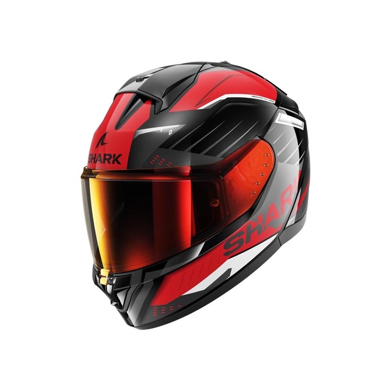 CASCO INTEGRAL SHARK RIDILL 2 BERSEK NEGRO ROJO