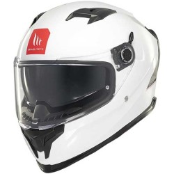 CASCO MT HELMETS BRAKER SV SOLID A0 BLANCO PERLA BRILLO