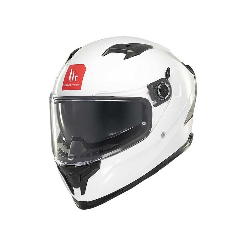 CASCO MT HELMETS BRAKER SV SOLID A0 BLANCO PERLA BRILLO