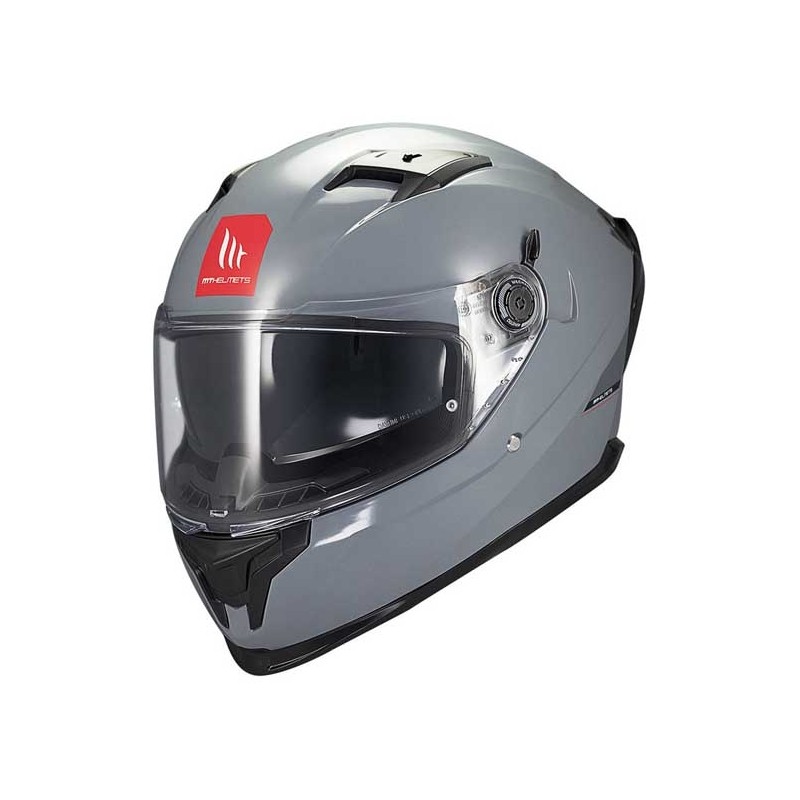 CASCO MT HELMETS BRAKER SV SOLID A12 GRIS BRILLO