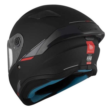 CASCO MT HELMETS TARGO S SOLID A1 NEGRO MATE