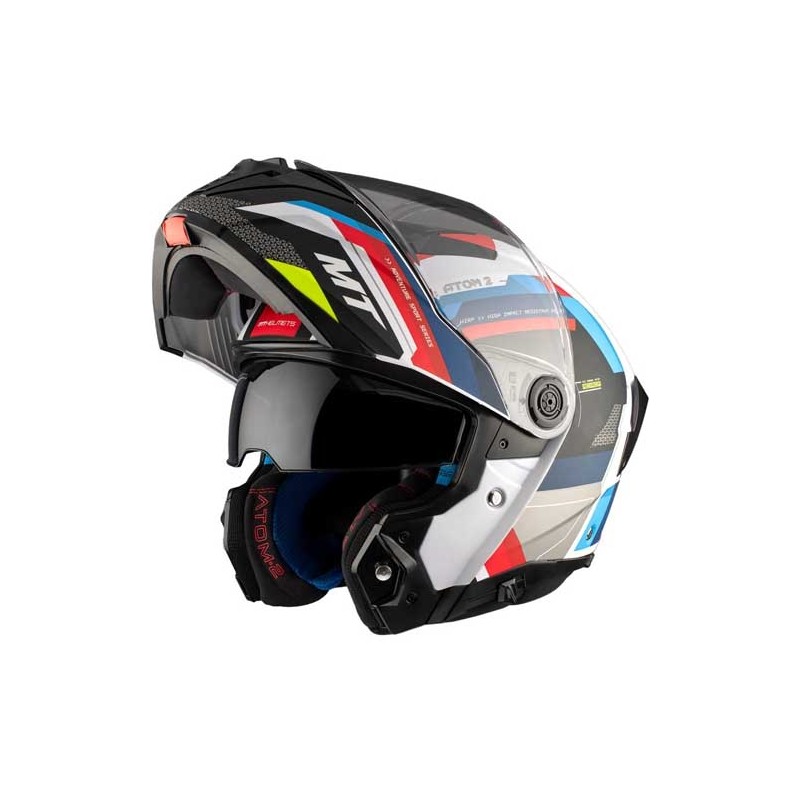 CASCO MT HELMETS ATOM 2 SV BAST A0 PERLA BRILLO