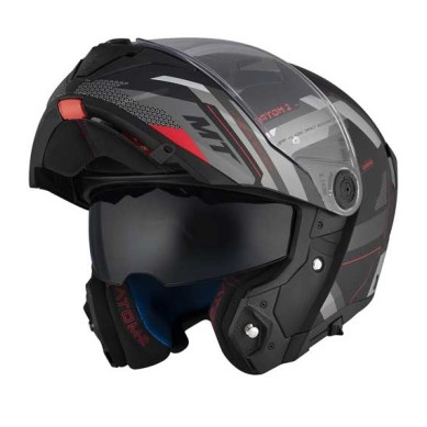 CASCO MT HELMETS ATOM 2 SV BAST D5 NEGRO MATE