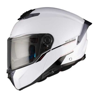 CASCO MT HELMETS ATOM 2 SV SOLID A0 BLANCO BRILLO