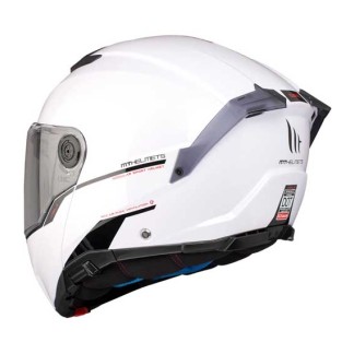 CASCO MT HELMETS ATOM 2 SV SOLID A0 BLANCO BRILLO