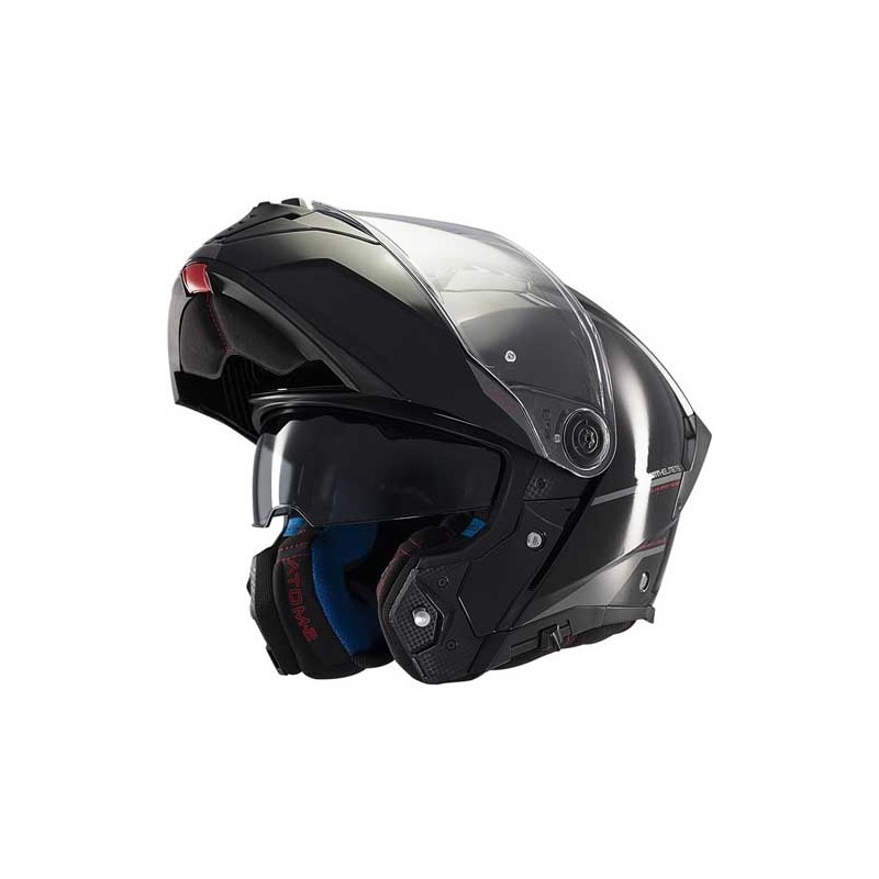 CASCO MT HELMETS ATOM 2 SV SOLID A1 NEGRO BRILLO