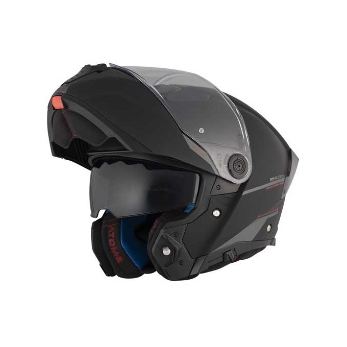 CASCO MT HELMETS ATOM 2 SV SOLID A1 NEGRO MATE