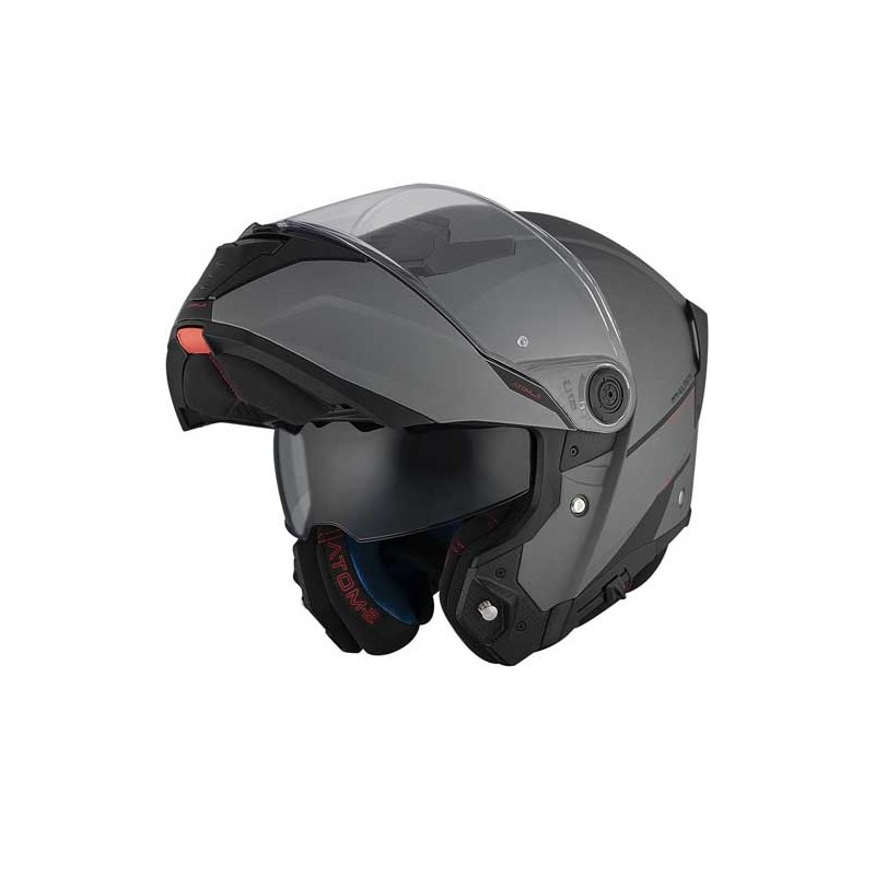 CASCO MT HELMETS ATOM 2 SV SOLID A2 TITANIO MATE