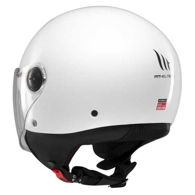 CASCO MT HELMETS JET STREET S SOLID A0 BLANCO BRILLO