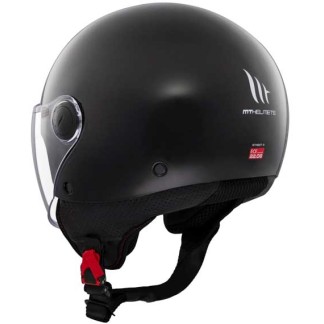 CASCO MT HELMETS JET STREET S SOLID A1 NEGRO BRILLO