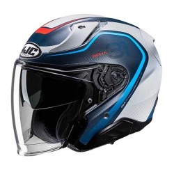 CASCO JET HJC RPHA 31 KOUV AZUL / ROJO