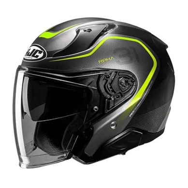 CASCO JET HJC RPHA 31 KOUV NEGRO / VERDE